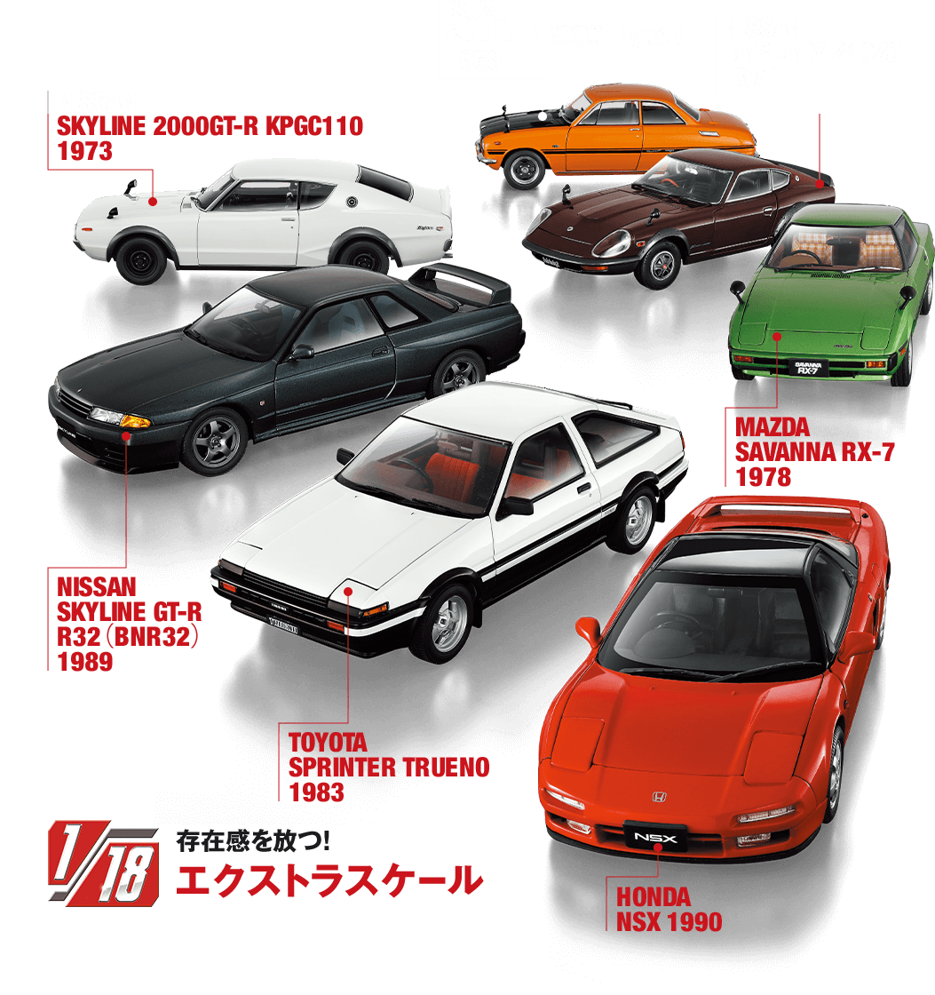 1/18 存在感を放つ！ エクストラスケール